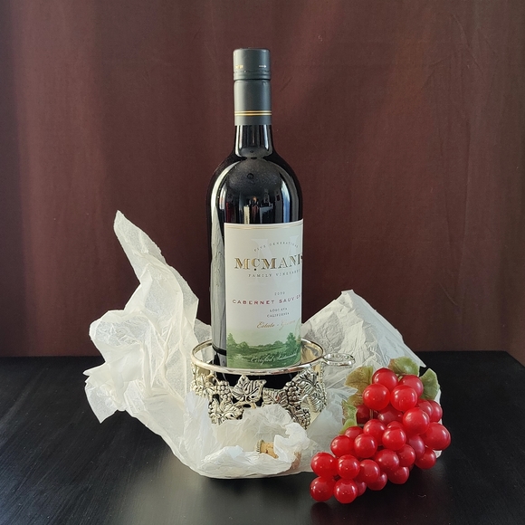 Studio Nova "Gourmet" Wine Set | wine bottle coaster & fancy cork - Picture 2 of 6